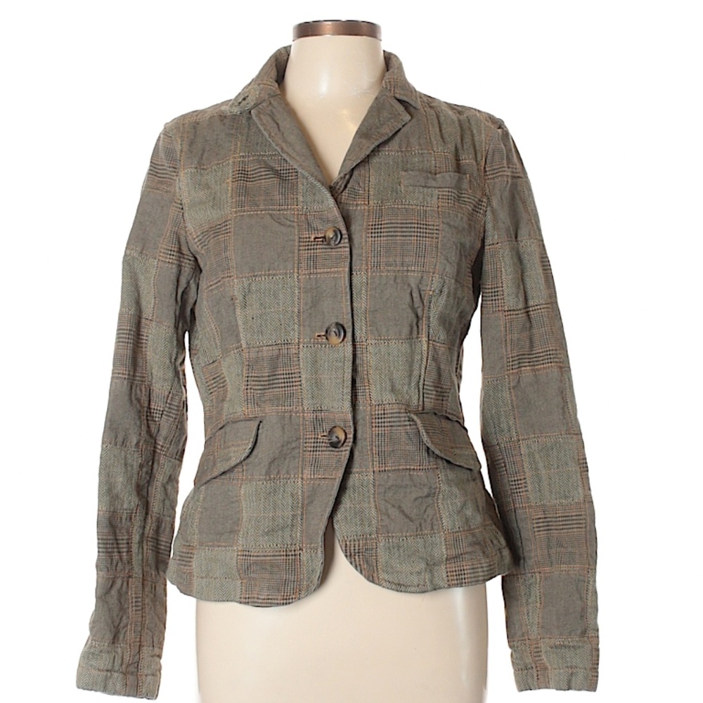 Lined plaid jacket